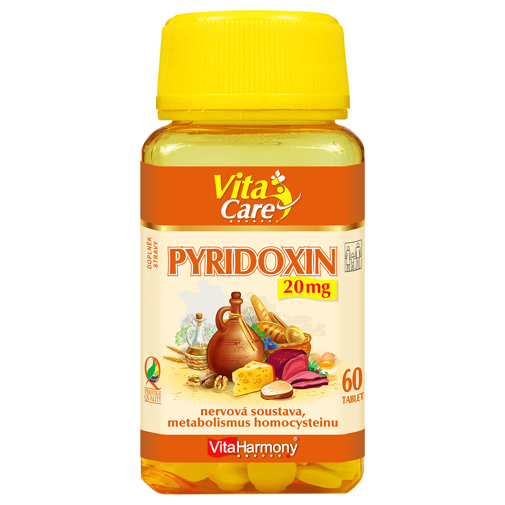 VITAHARMONY Pyridoxín 60 tabliet