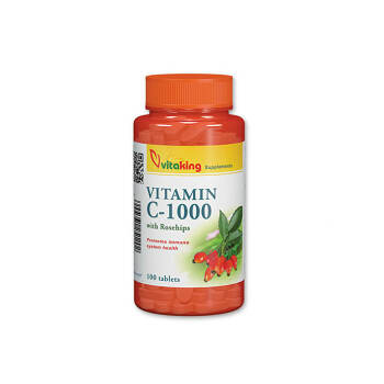 VITAKING Vitamín C-1000 mg s bioflavonoidmi acerolou a šípkami 90 tabliet