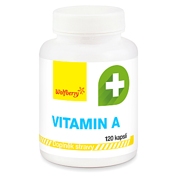 WOLFBERRY Vitamín A 120 kapsúl (Vitamín A) - Jednozložkové
