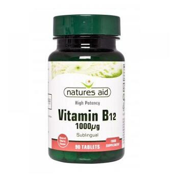 NATURES AID Vitamin B12 - 1000 mcg 90 tabliet