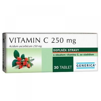 Generica Vitamín C 250 mg 30 tabliet