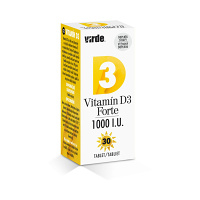 VIRDE Vitamín D3 Forte 1000 I.U. 30 tabliet