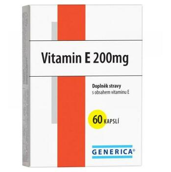 GENERICA Vitamín E 200 mg 60 kapsúl