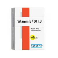 GENERICA Vitamín E 400 mg 60 kapsúl