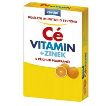 Revital Vitamín C+Zinok tbl s príchuťou pomarančov 1 x 30 ks
