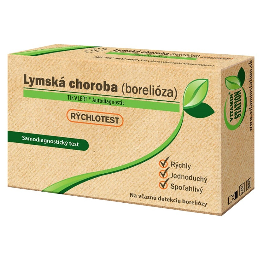 VITAMIN STATION Rýchlotest Lymská borelióza samodiagnostický test z krvi 1 sada kúpite na Mojalekaren.sk