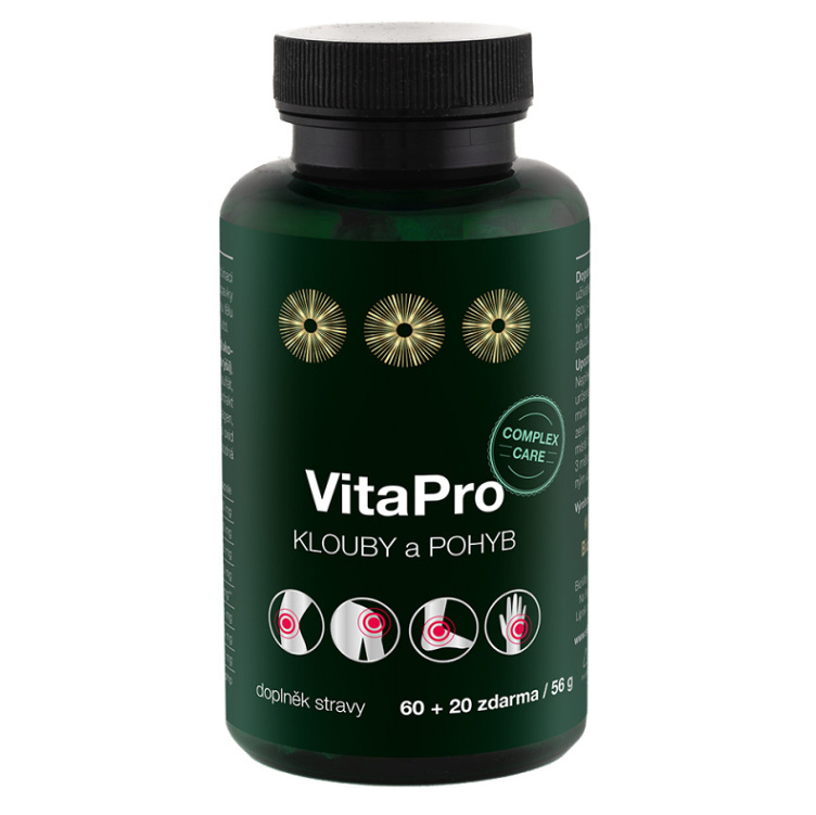 BIOVITA VitaPro kĺby a pohyb 60 + 20 kapsúl