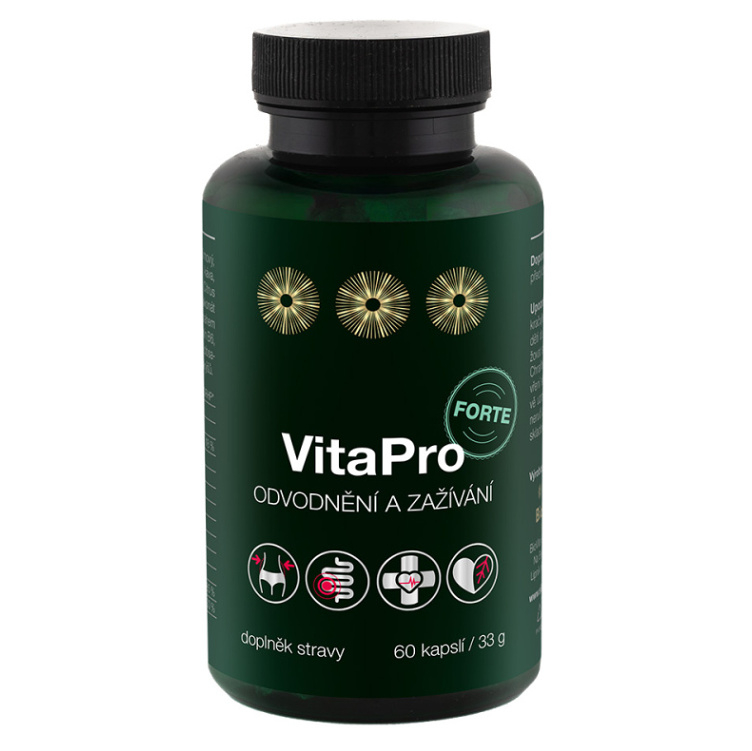 BIOVITA VitaPro odvodnenie a zažívanie forte 60 kapsúl