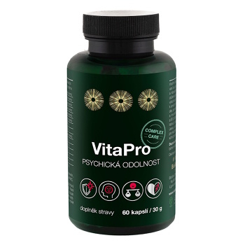 BIOVITA VitaPro Psychická odolnosť Complex care 60 kapsúl (Stres) - Viaczložkové