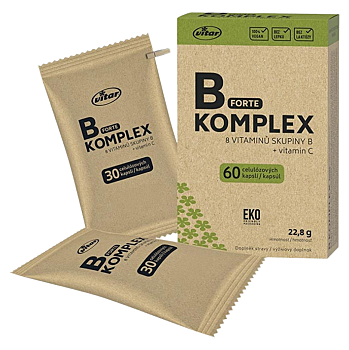 VITAR EKO B-komplex forte 60 kapsúl (Vitamín B -komplex) - Viaczložkové