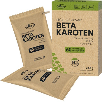 VITAR EKO Betakarotén 60 kapsúl (Beta-karotén) - Jednozložkové - obrázok 2/2