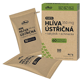 VITAR EKO Hliva ustricová + rakytník + echinacea 60 kapsúl (Hliva ustricová) - Viaczložkové