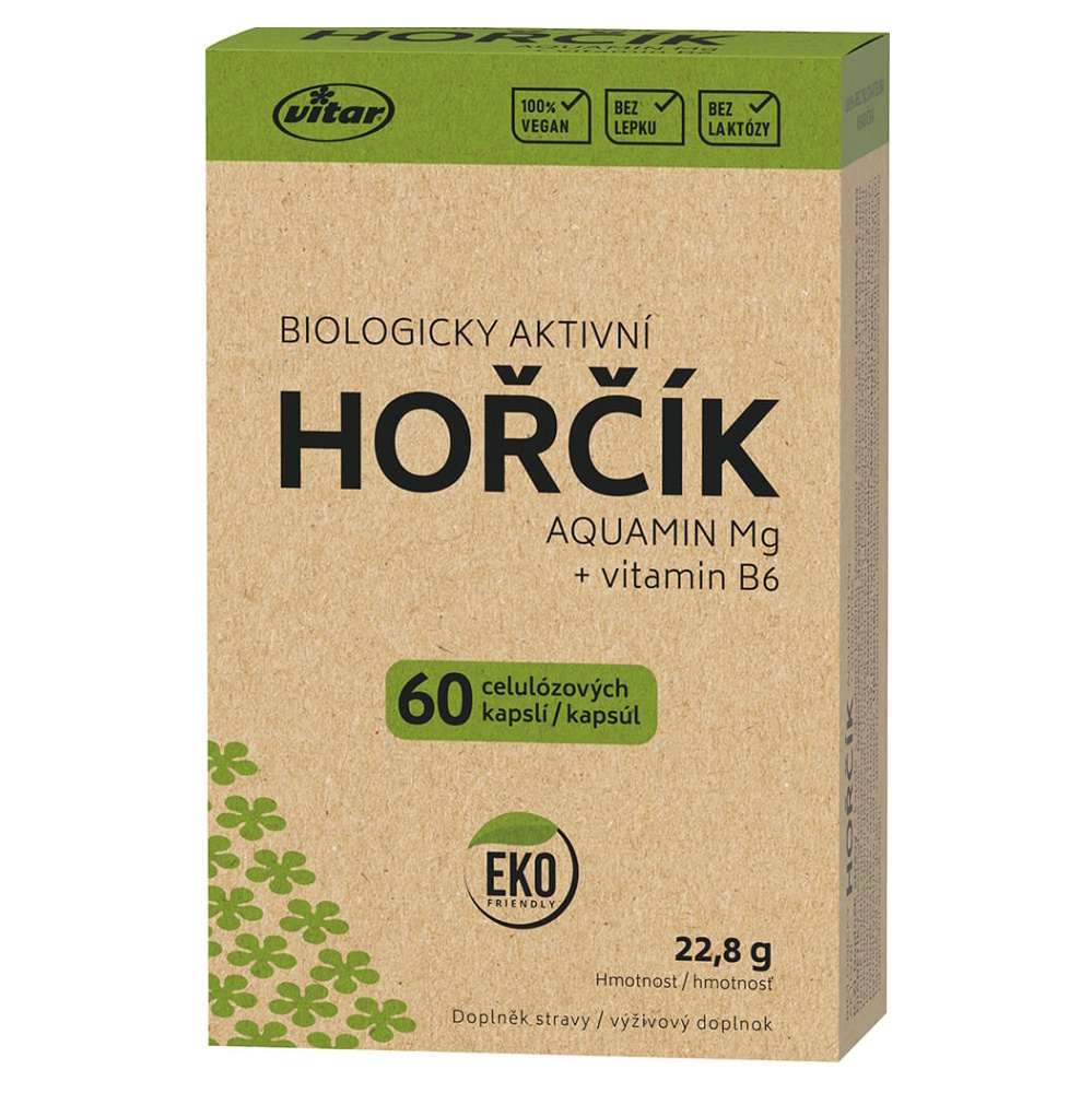 Vitar Hořčík Aquamin EKO 60 kapsúl kúpite na Mojalekaren.sk