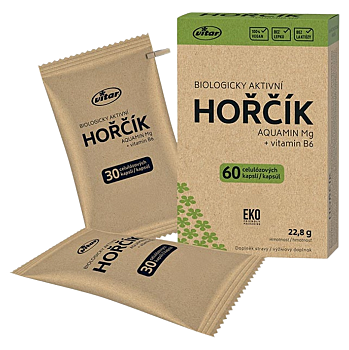VITAR EKO Horčík Aquamin 60 kapsúl (Magnézium (Horčík)) - Viaczložkové