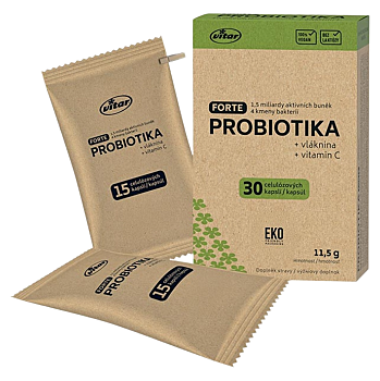 VITAR EKO Probiotiká forte 30 kapsúl (Probiotiká, laktobacily) - Viaczložkové