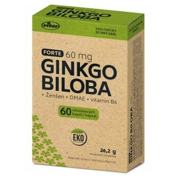 VITAR EKO Ginkgo biloba 60 mg + DMAE + vitamín B6 60 kapsúl
