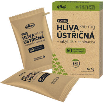 VITAR EKO Hliva ustricová + rakytník + echinacea 60 kapsúl (Hliva ustricová) - Viaczložkové - obrázok 2/2