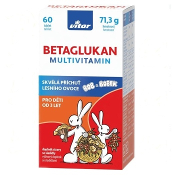 VITAR Kids betaglukán multivitamín 60 tabliet