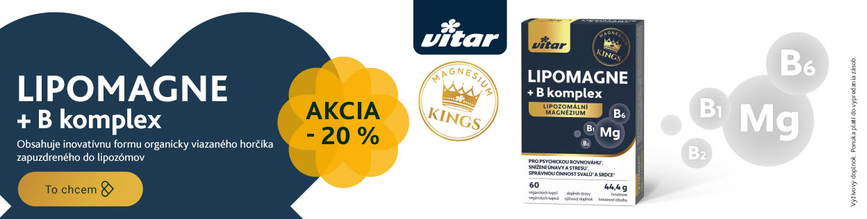 ZĽAVA 20 % na produkty VITAR