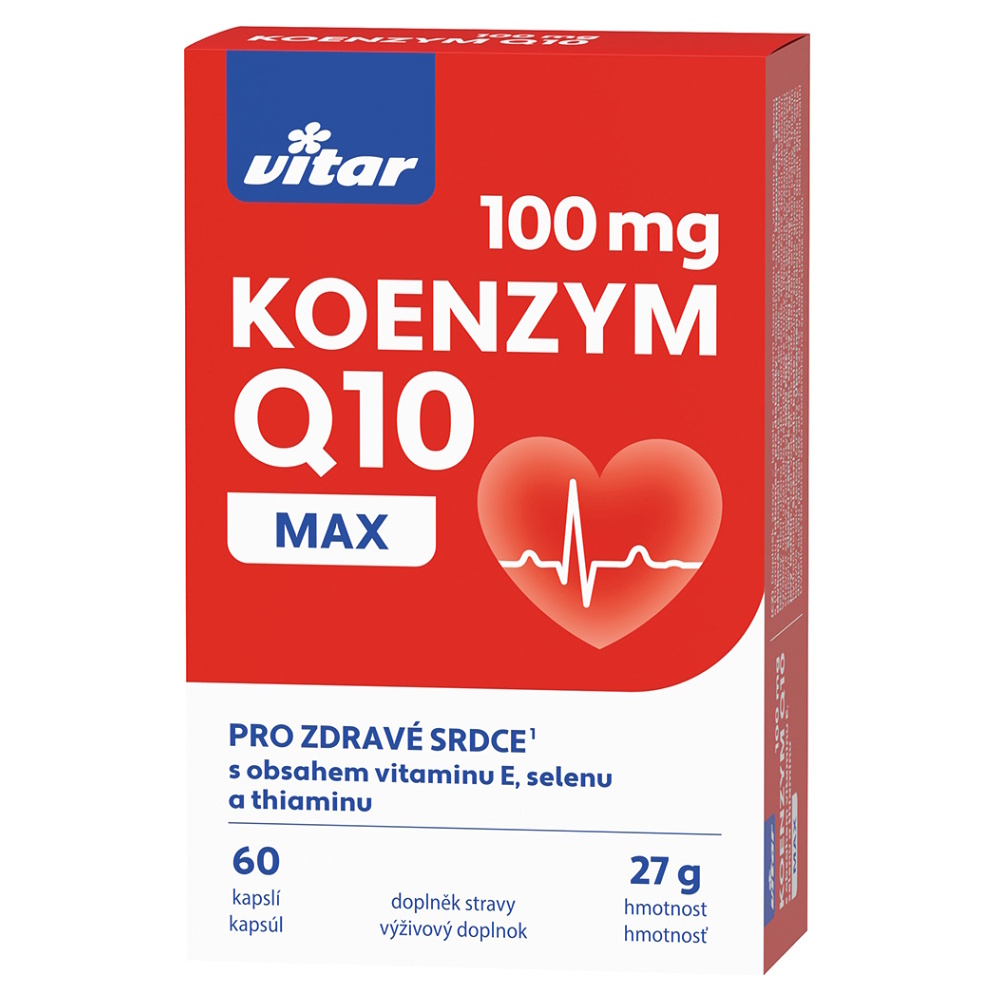 VITAR Koenzým Q10 100 mg 60 kapsúl kúpite na Mojalekaren.sk