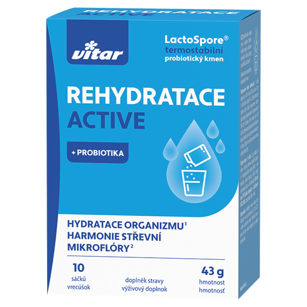 VITAR Rehydratácia active 10 sáčkov kúpite na Mojalekaren.sk