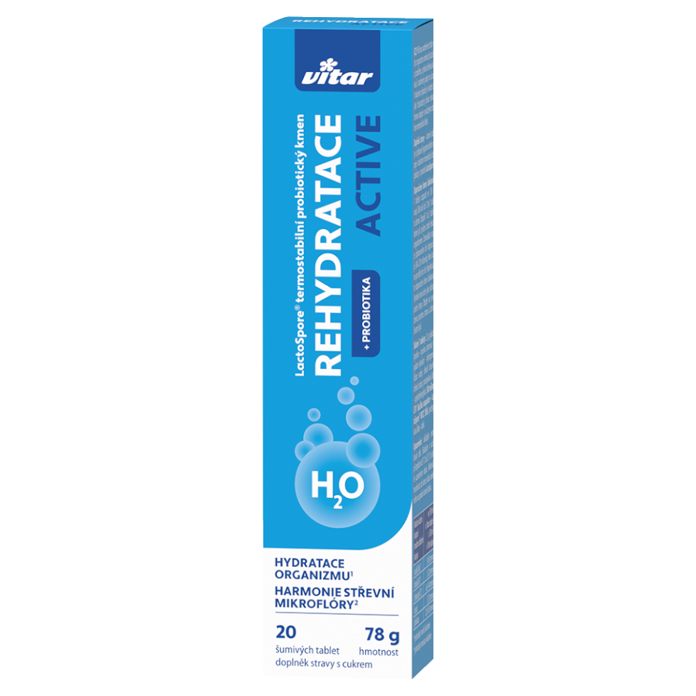 Vitar Rehydratace Active + Probiotika eff 20 tabliet kúpite na Mojalekaren.sk