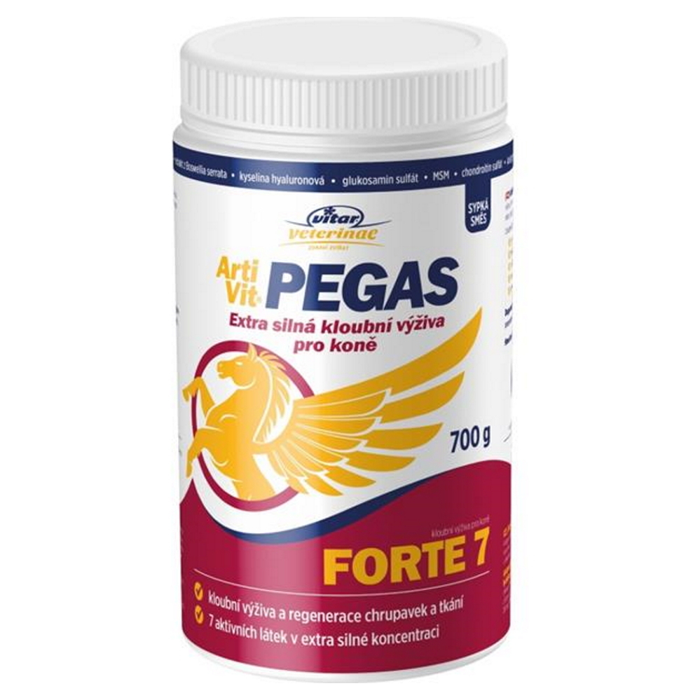 VITAR VETERINAE Artivit PEGAS FORTE 7 sypká zmes 700 g