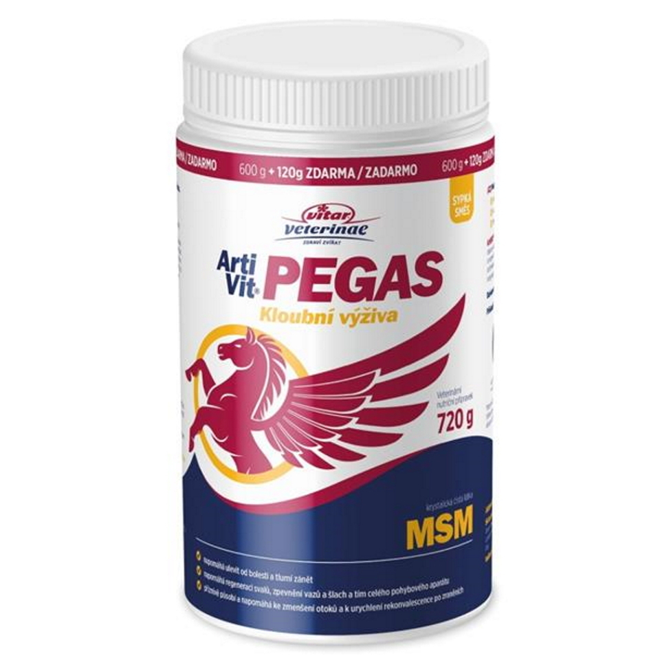 VITAR Veterinae Artivit Pegas MSM pre kone a veľké plemená psov 720g kúpite na Mojalekaren.sk