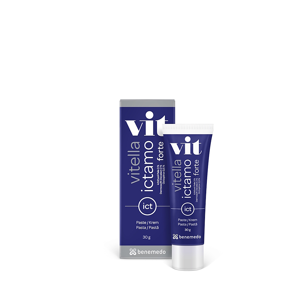 VITELLA Ictamo Forte pasta s bielym ichthyolom 30 g