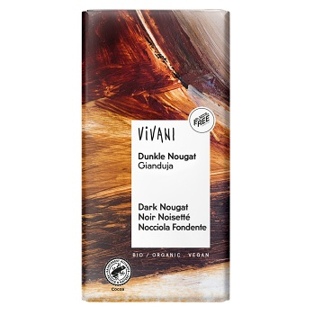 VIVANI bio čokoláda horká nugátová 100g (Čokolády) - Horké, BIO