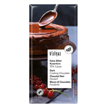VIVANI bio čokoláda na varenie horká 200 g (Čokolády) - Horké, BIO, Na varenie