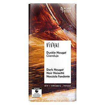 VIVANI Čokoláda horká nugátová BIO 80 g (Čokolády) - Horké