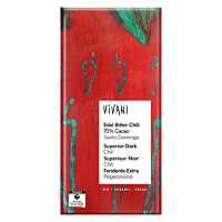 VIVANI Čokoláda horká s chilli 70% BIO 80 g