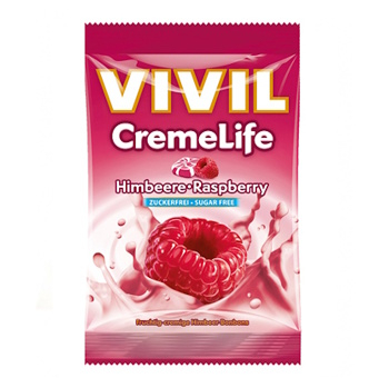 VIVIL Creme life malina drops bez cukru 110 g