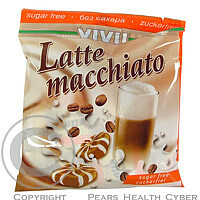 Vivil Macchiato kafe late 40 g cukríky cmúľací