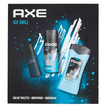 AXE Ice Chill Toaletná voda 50 ml + Sprchový gél 250 ml + Dezodorant 150 ml Darčekové balenie