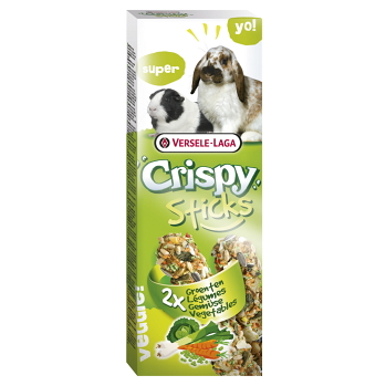 VERSELE-LAGA Crispy Sticks pre králiky/morča zelenina 110 g (Maškrty pre králiky)