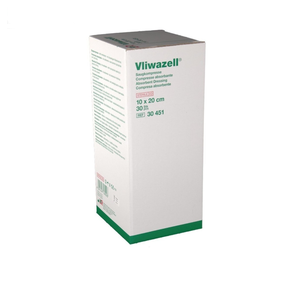 VLIWAZELL Kompresy savé sterilné 10 x 20 cm 30 ks