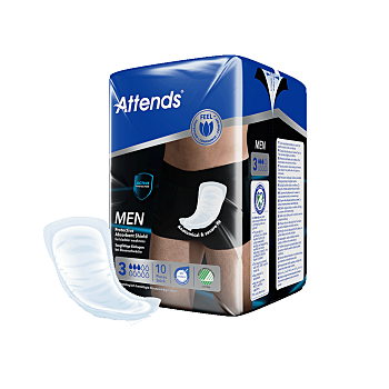ATTENDS Vložky Men 3 10 kusov (Vložky pri inkontinencii)
