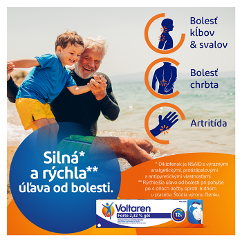 VOLTAREN Forte 2,32 % gél 180 g