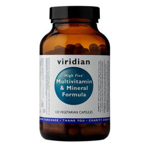 Viridian Nutrition High Five® Multivitamin & Mineral Formula komplexný multivitamín s minerálmi 120 cps kúpite na Mojalekaren.sk