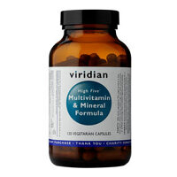 VIRIDIAN Nutrition High B5 Multivitamin & Mineral 120 kapsúl