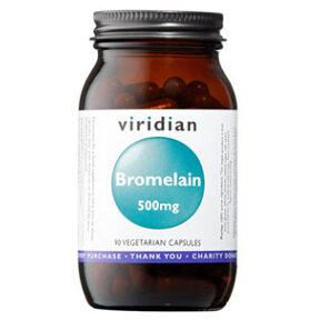 VIRIDIAN Nutrition Bromelain 500 mg 90 kapslí