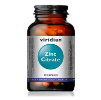VIRIDIAN Nutrition Zinc Citrate 90 kapsúl