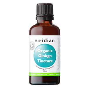 VIRIDIAN Nutrition organic ginkgo biloba tincture 50 ml