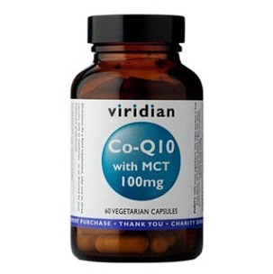 Viridian Nutrition Co-Q10 & MCT 100 mg podpora športového výkonu 30 cps