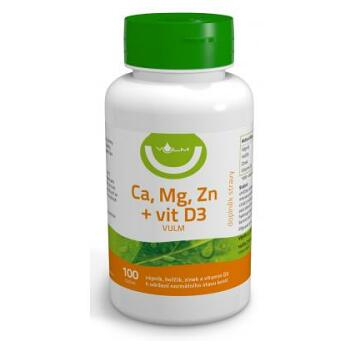 VULM Ca, Mg, Zn + vitamín D3 - 100 tabliet