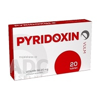 VULM PYRIDOXIN tbl (vitamín B6 20 mg) 1x20 ks