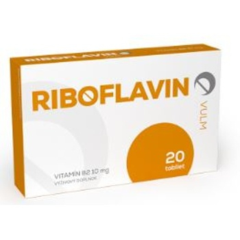 VULM Riboflavín Vitamín B2 10 mg 20 tabliet