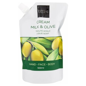 GABRIELLA SALVETE Liquid soap tekuté mydlo Milk & Olive 500 ml